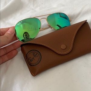 Authentic ray vans polarized aviators